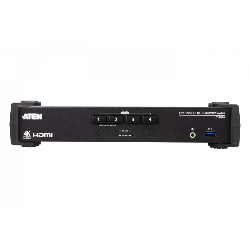ATEN 4-Port USB 3.0 4K HDMI KVMP | CS1824