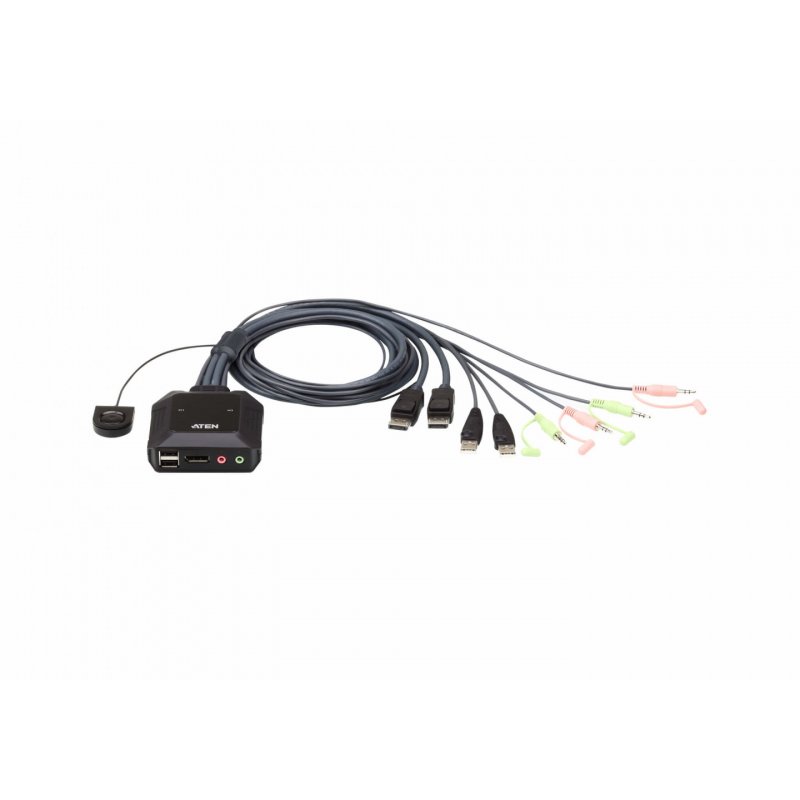 ATEN CS22DP 2P USB DP cable KVM Switch