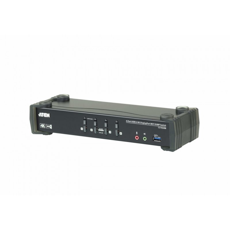 ATEN 4-Port USB 3.0 4K DisplayPort MST KVMP Switch