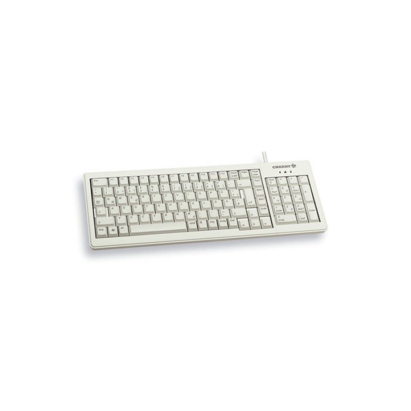 CHERRY XS clavier USB QWERTZ Allemand Gris