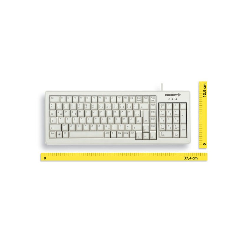 CHERRY XS keyboard USB QWERTZ German Grey