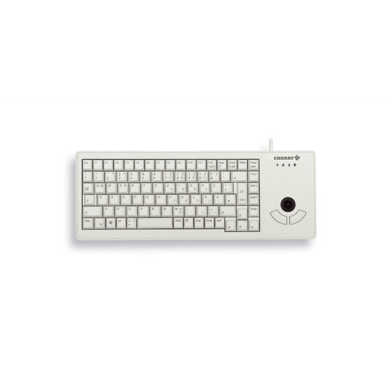 CHERRY XS Trackball clavier USB QWERTZ Allemand Gris