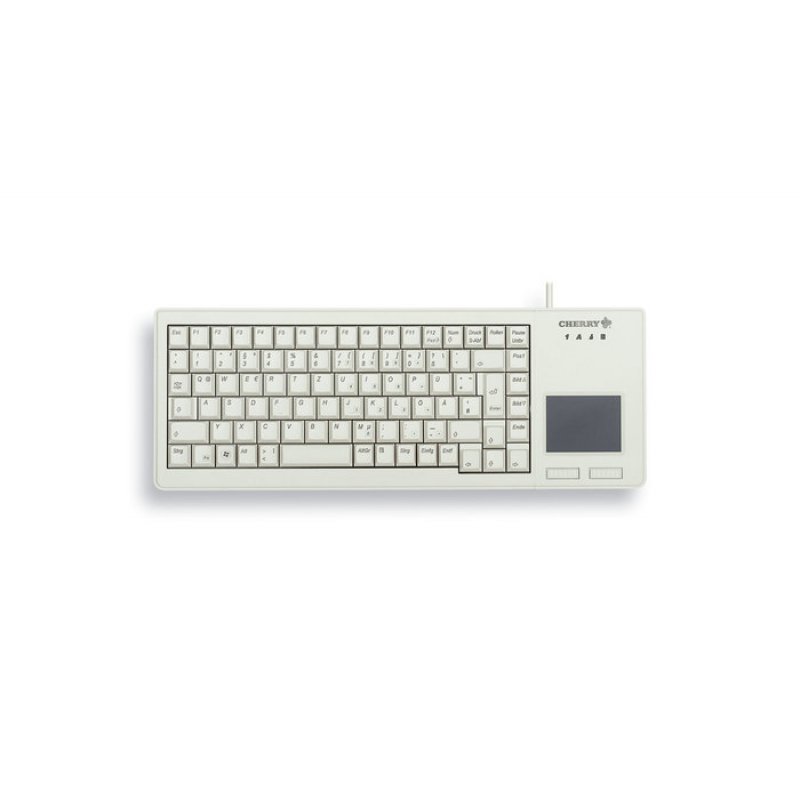 CHERRY XS Touchpad clavier USB QWERTZ Allemand Gris
