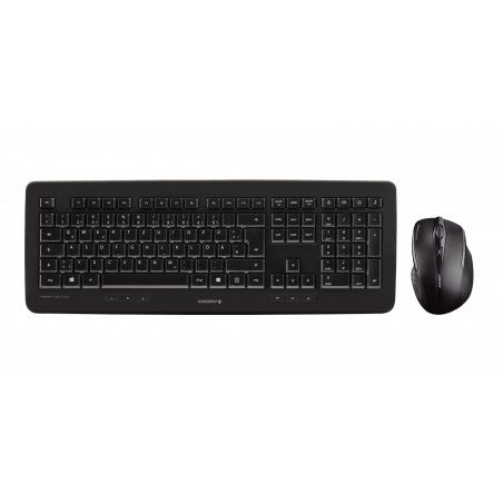 CHERRY DW 5100 clavier Souris incluse RF sans fil Anglais américain Noir