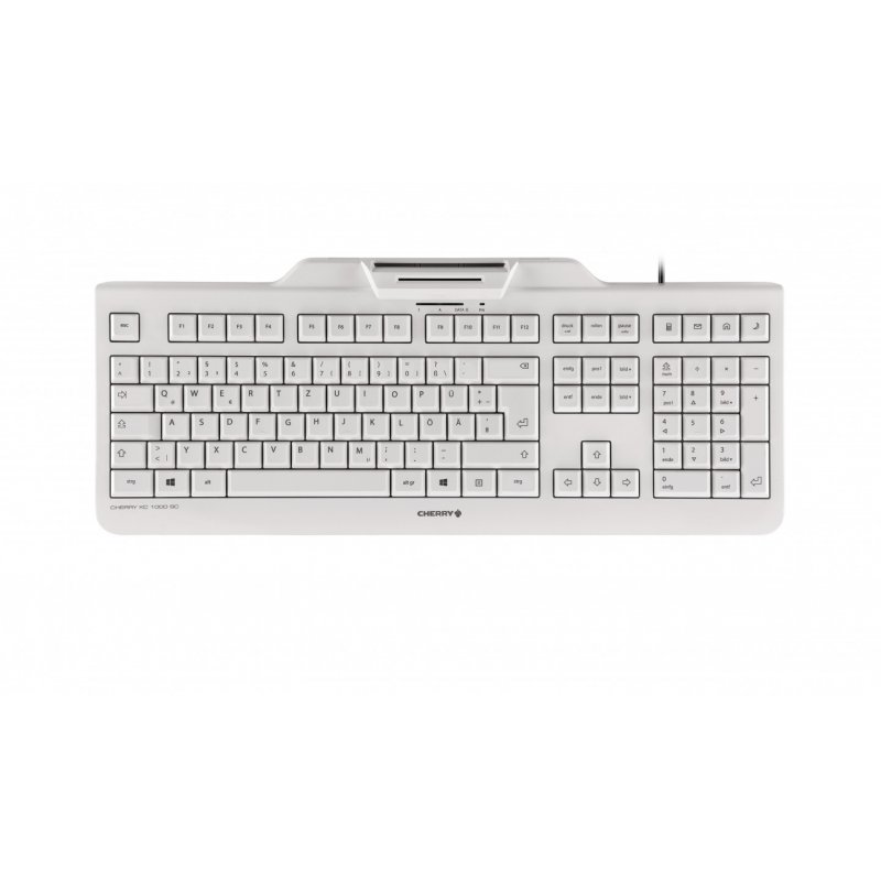 CHERRY KC 1000 SC keyboard USB QWERTZ German Grey