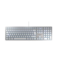 CHERRY KC 6000 Slim clavier USB QWERTY Anglais britannique Argent