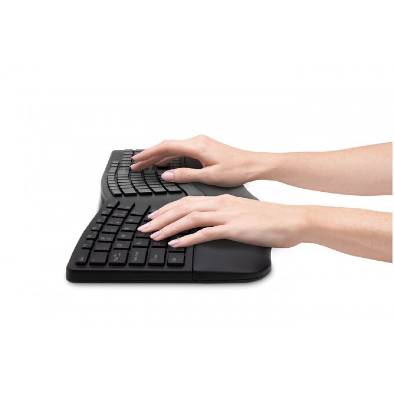 Kensington Pro Fit Ergo keyboard RF Wireless + USB QWERTZ German Black