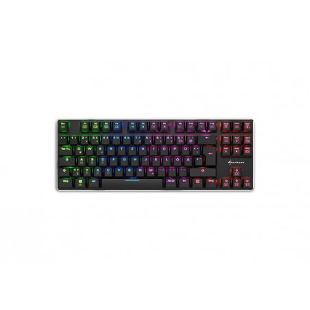 Sharkoon PureWriter TKL RGB clavier USB Allemand Noir