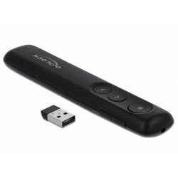 DeLOCK 64092 wireless presenter Black