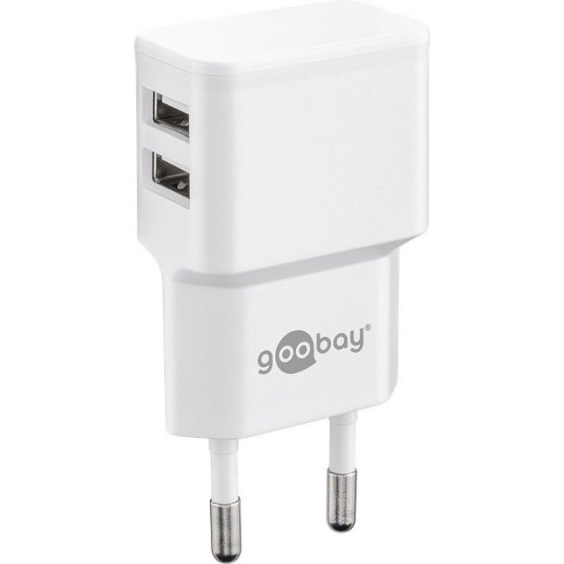 Goobay 44952 mobile device charger Mobile phone, Smartphone, Tablet White AC Indoor