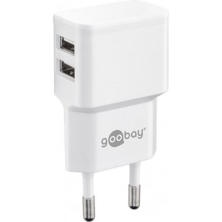 Goobay 44952 mobile device charger Mobile phone, Smartphone, Tablet White AC Indoor