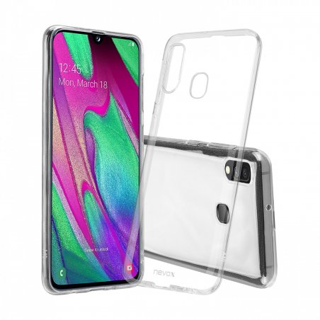 nevox STYLESHELL FLEX coque de protection pour téléphones portables 15,5 cm (6.1") Housse Transparent