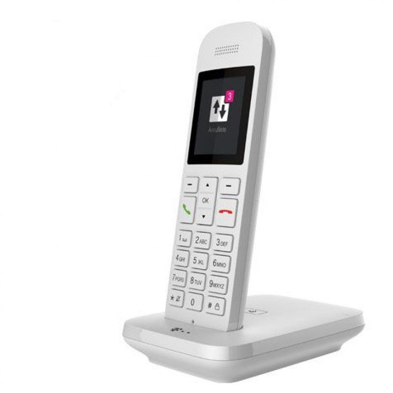 Telekom Sinus 12 Téléphone analogique Identification de l'appelant Blanc
