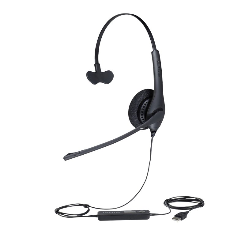 Jabra Biz 1500 Mono USB Casque Avec fil Arceau Bureau/Centre d'appels Bluetooth Noir