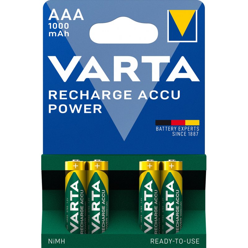 Varta 05703 Rechargeable battery AAA Nickel-Metal Hydride (NiMH)