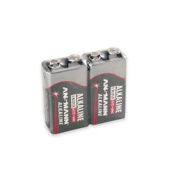 Ansm 9V Block Red          2xE    Shrink