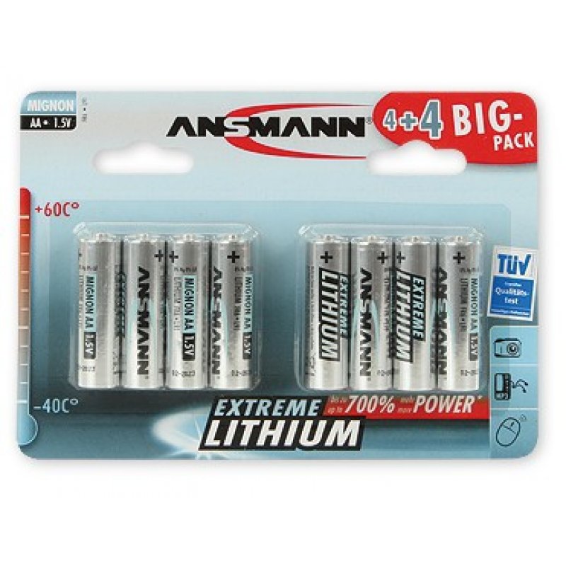 Ansm Lithium Batterie Mignon AA      8er | FR6 1,5 V