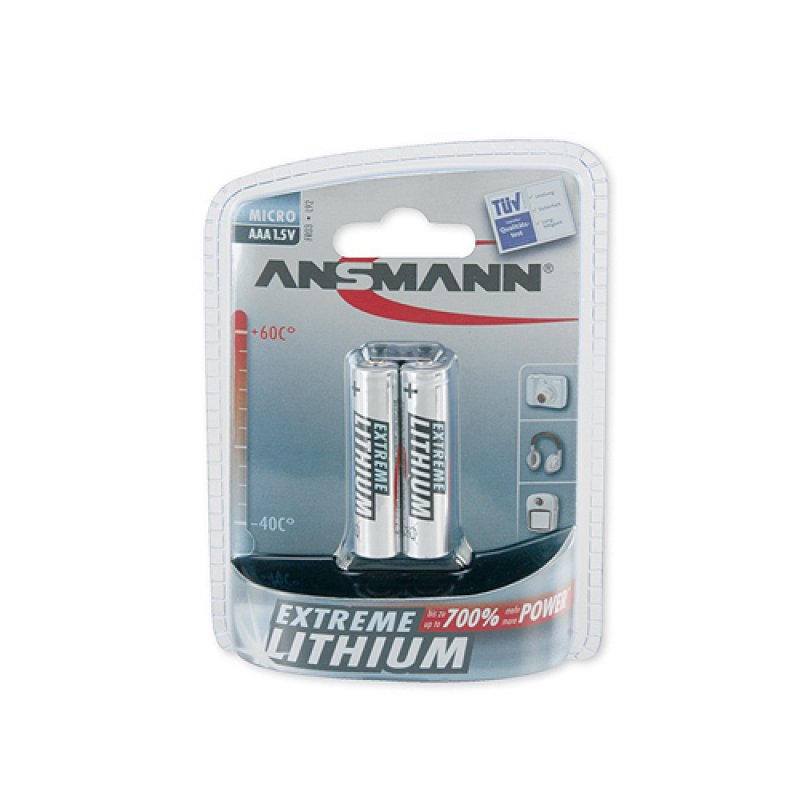 Ansm Extr. Lithium 2xAAA         LI/1.5V