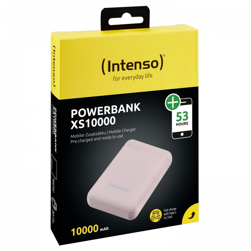 Intenso XS10000 Lithium Polymer (LiPo) 10000 mAh Rose