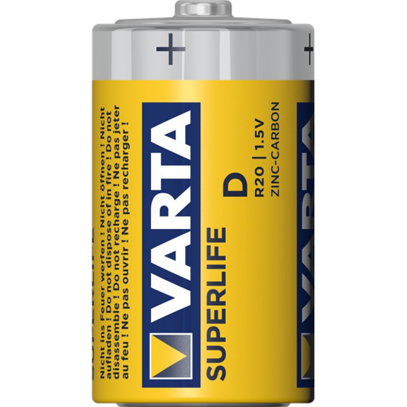 Varta R20 D pile domestique Zinc-Carbone