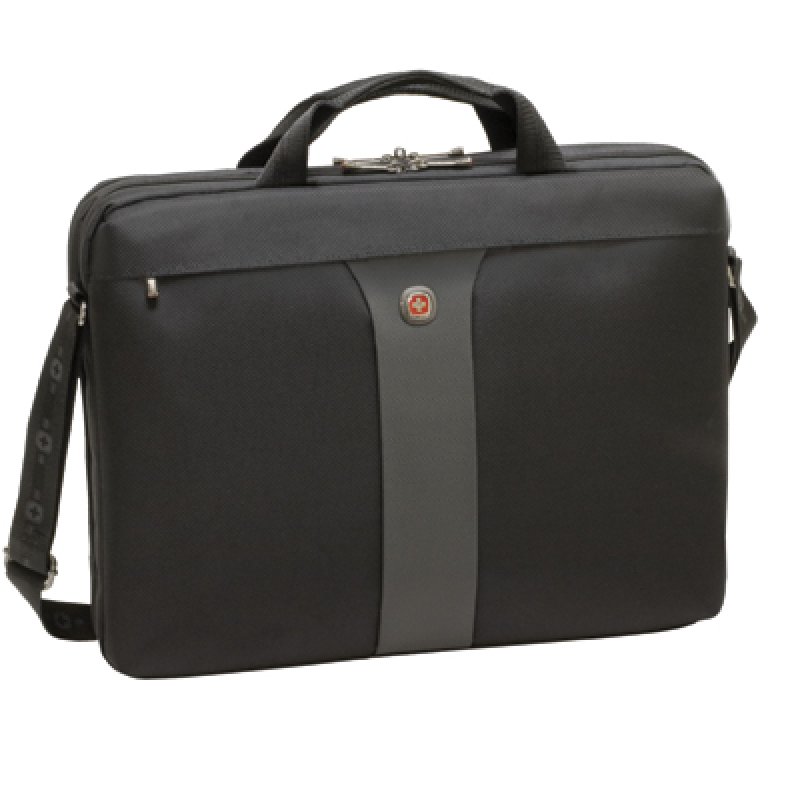 Wenger/SwissGear Legacy 17 notebook case 43.2 cm (17") Briefcase Black, Grey