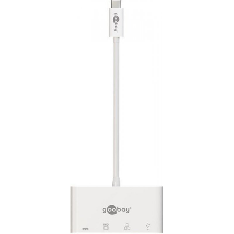 Goobay compatible USB-C Multiport-Adapter HDMI+ Eth | 62105