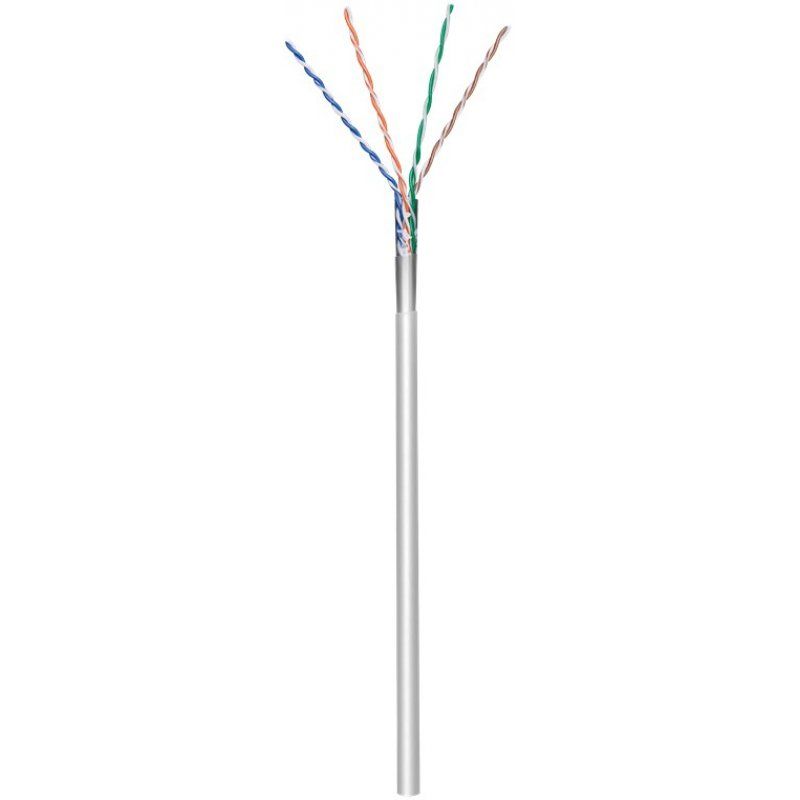 Goobay 68706 câble de réseau Gris 100 m Cat5e F/UTP (FTP)
