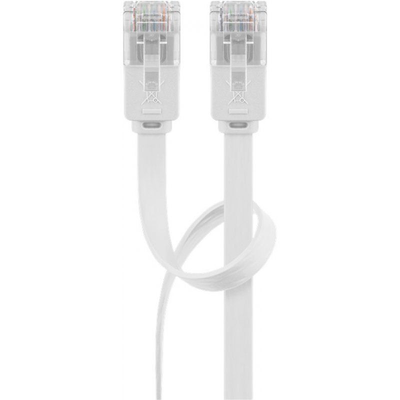 Goobay 93365 câble de réseau Blanc 20 m Cat5e U/UTP (UTP)