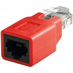 Goobay RJ45 Crossover Modular Adapter, CAT 5e