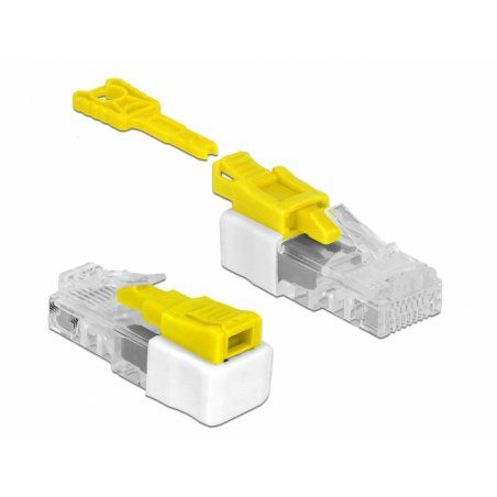 DeLOCK 85334 wire connector RJ45 White, Yellow