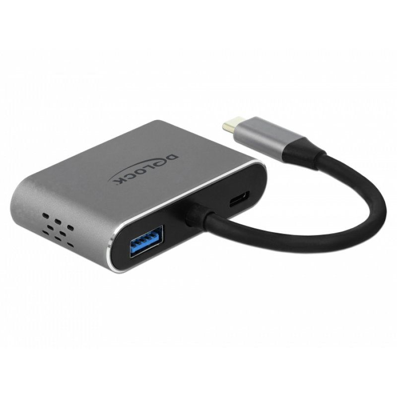 DeLOCK USB-C Adap.HDMI/VGA m.USB 3.0+PD | 64074