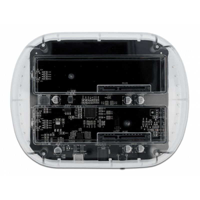 DeLOCK USB C DS  2x SATA HDD / SSD