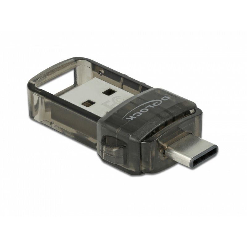DeLOCK Adaptateur 2 en 1 USB 2.0 Bluetooth 4.0 à USB Type-C™ ou Type-A
