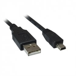 Sharkoon USB2.0 A-B Mini bk 3,0m