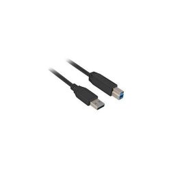 Sharkoon Kabel  USB3.0 StA-StB   bk 1,0m
