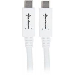 Sharkoon 4044951021178 câble USB 0,5 m USB 3.2 Gen 1 (3.1 Gen 1) USB C Blanc