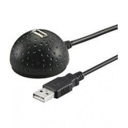 Goobay USB Verl AA 150 MA. HiSpeed 2.0 1.5m USB cable USB A Black