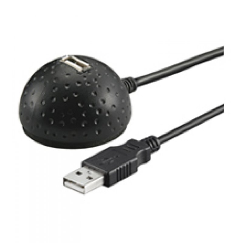 goobay USB 2.0 Desktop 1-Port   bk 1,5 m