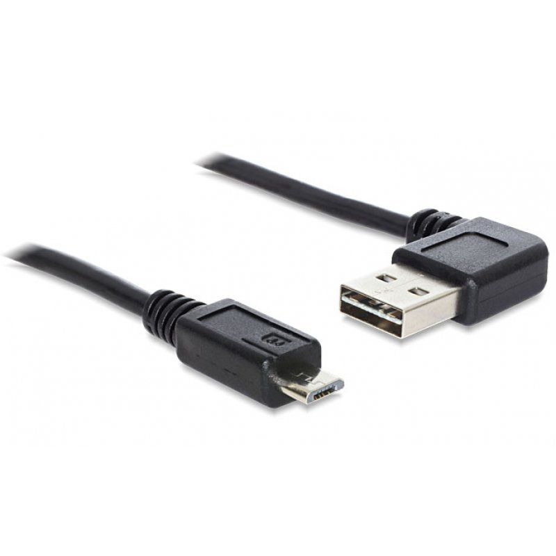 DeLOCK USB2.0 A 90° Micro-B          2m