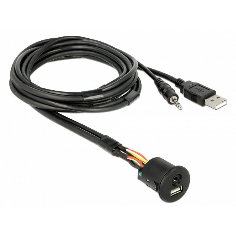 DeLOCK 85718 câble USB 1,5 m USB A Noir