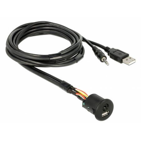 DeLOCK 85718 USB cable 1.5 m USB A Black