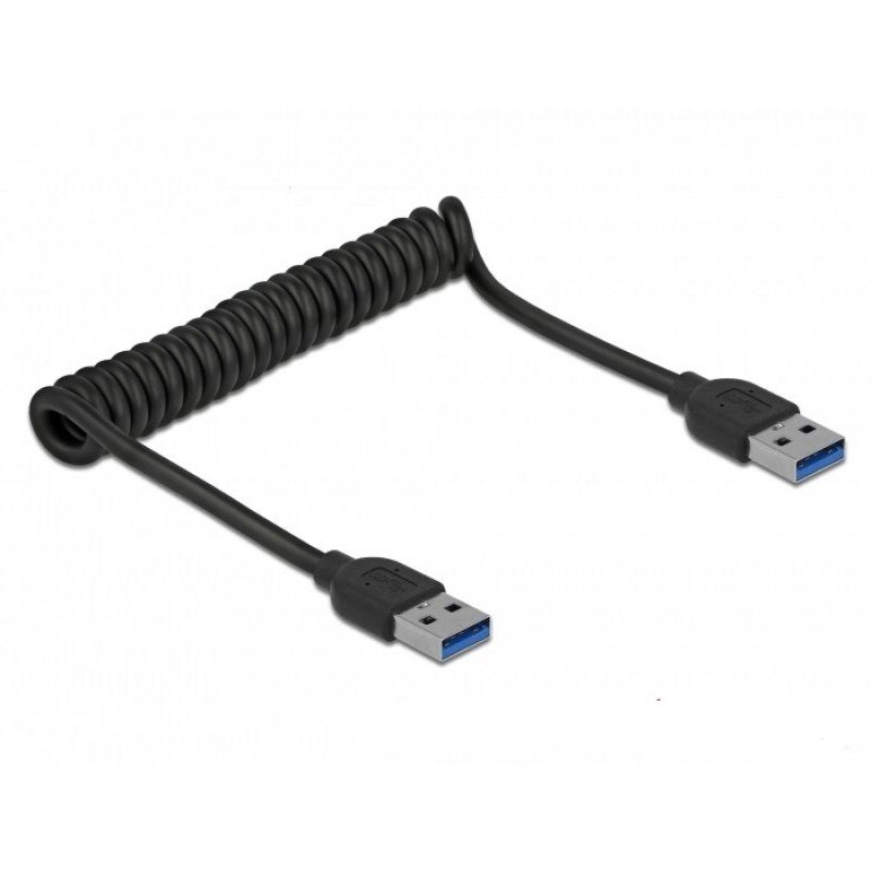 DeLOCK USB 3.0 Spiralkabel TypA StA St