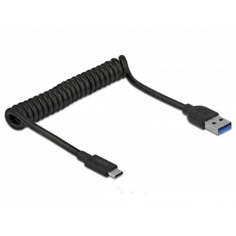 DeLOCK 85349 câble USB 1,2 m USB 3.2 Gen 2 (3.1 Gen 2) USB A USB C Noir