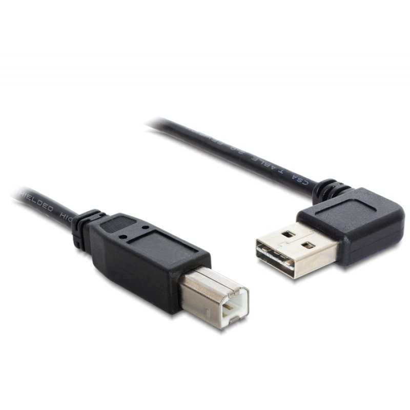 DeLOCK 85167 câble USB 0,5 m USB 2.0 USB A USB B Noir