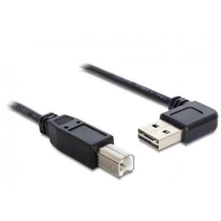 DeLOCK 85167 USB cable 0.5 m USB 2.0 USB A USB B Black