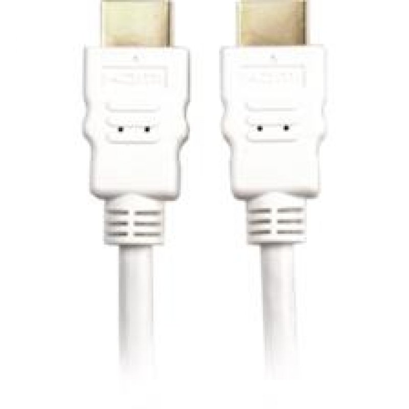 Sharkoon 1m, 2xHDMI câble HDMI HDMI Type A (Standard) Blanc