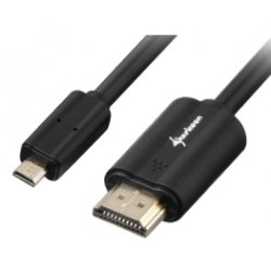 SHA  HDMI  - micro HDMI 4K      bk 1,0m | A-D