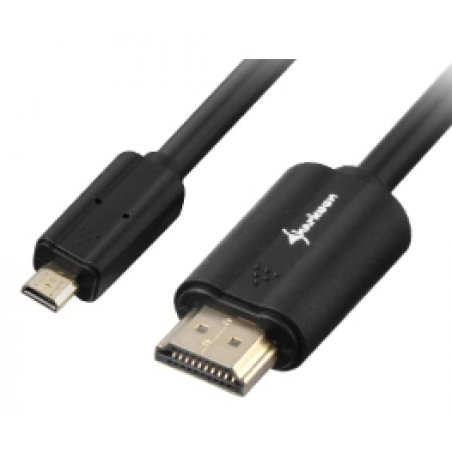 SHA  HDMI  - micro HDMI 4K      bk 1,0m | A-D