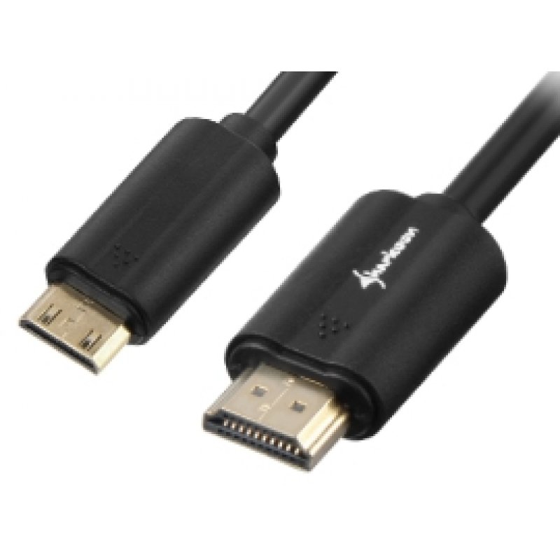 SHA  HDMI  - mini HDMI 4K       bk 3,0m | A-C