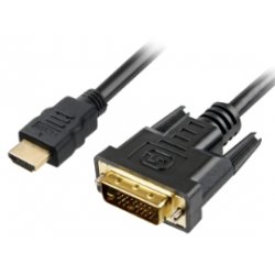 Sharkoon 1m, HDMI/DVI-D Black